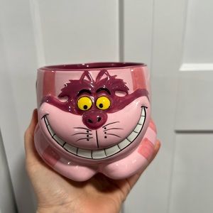 Disney Alice in Wonderland Cheshire Cat Ceramic 3D Sculpted Mug, 20 Ounces